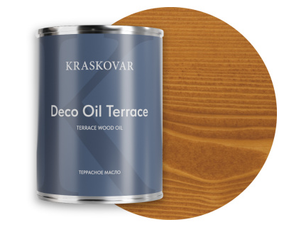 Масло для террас Kraskovar Deco Oil Terrace бук 0,75л