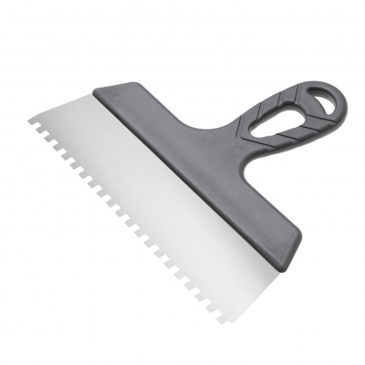 Шпатель зубчатый Эксперт 250мм, 6х6мм, нержавеющая сталь