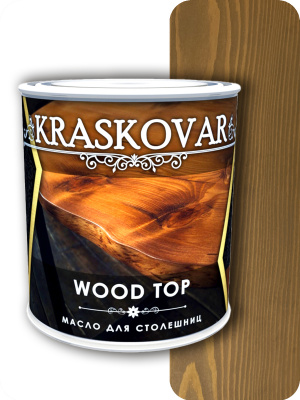 Масло Kraskovar Wood Top для столешниц орех 0,75л