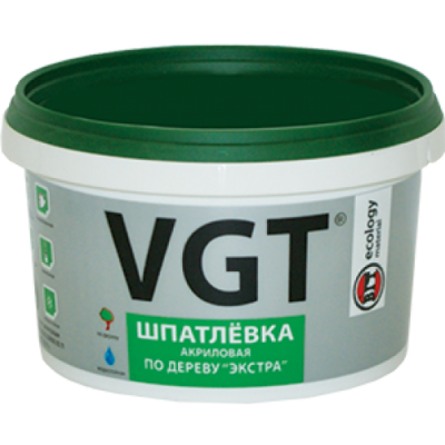 Шпатлевка по дереву лиственница  1кг п/б (ВГТ) ЭКСТРА
