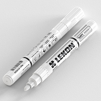 Маркер стираемый меловой LEKON MEL для временной разметки белый