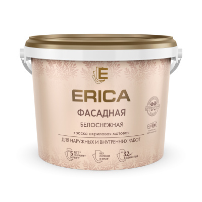 Краска фасадная Erica 4,5кг