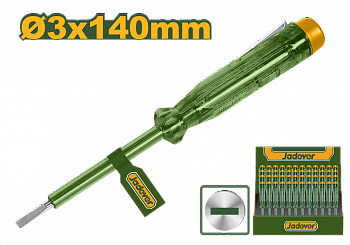 Отвертка индикаторная 100-250В, 140мм JADEVER