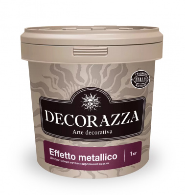 Краска декоративная DZ Effetto metallico Oro EM-800 1л (1кг)