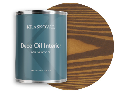 Масло для интерьера Kraskovar Deco Oil Interior можевельник 0,75л