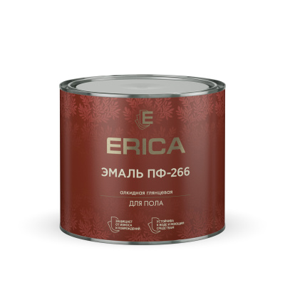 Эмаль Erica ПФ-266 светлый орех 1,8кг