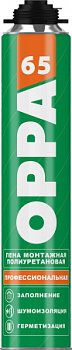Пена профессиональная OPPA 65 монтажная всесезонная 850мл