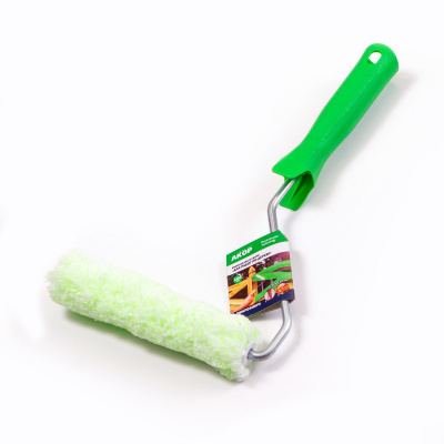 Валик 15 см в сборе микрофибра d 6 мм для работ по дереву "Акор"