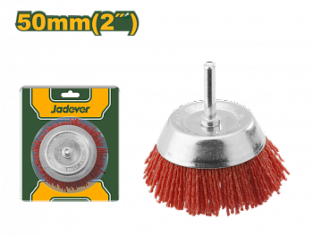 Щетка-крацовка для дрели 50мм чашеобразная полимерно-абразивная JADEVER