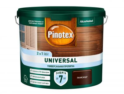 Пропитка для дерева Omnitex UNIVERSAL 2 в 1 Палисандр 2,5л