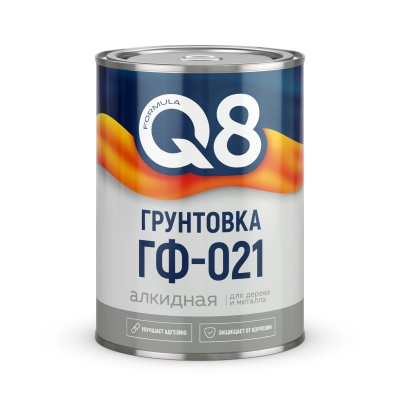 Грунтовка ФОРМУЛА Q8 ГФ-021 красно-коричневая 0,9кг