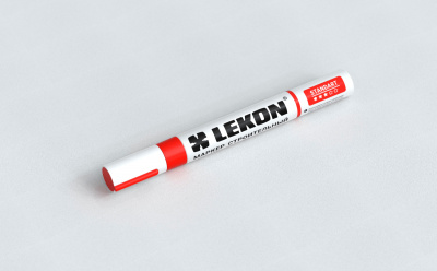 Маркер LEKON Standart с нитроэмалью 4 мм цвет красный
