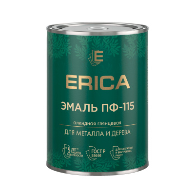 Эмаль ПФ-115 Erica зеленое яблоко 0,8кг