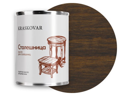 Масло Kraskovar Wood Top для столешниц палисандр 0,75л