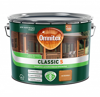 Пропитка Omnitex Classic S лиственница 9л