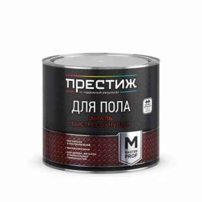 Эмаль для пола акриловая быстросохнущая ПРЕСТИЖ золотисто-коричневая 1,9кг