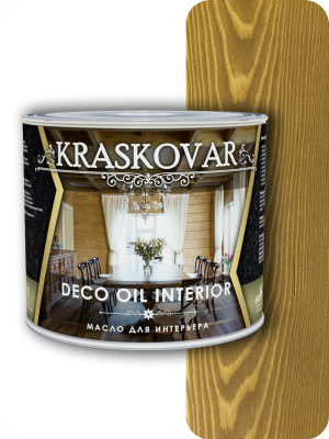 Масло для интерьера Kraskovar Deco Oil Interior дуб 2,2л