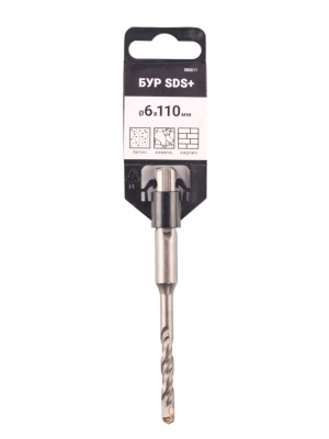 Бур по бетону 6*110мм SDS-plus VIRA