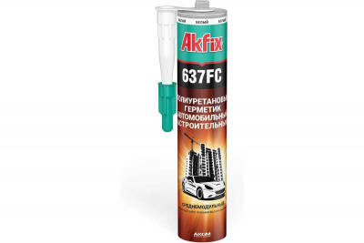 Герметик полиуретановый быстросохнущий Akfix 637FC белый 280мл