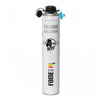 Утеплитель напыляемый FOME FLEX Thermo Isolation A++, 850мл