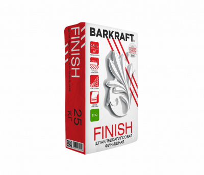 Шпатлевка гипсовая BARKRAFT FINISH 25кг (56)