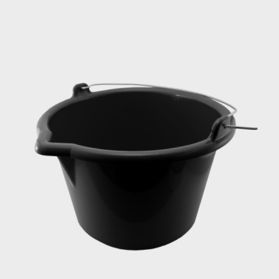 Ведро для красок и сухих смесей 12л, усиленное, морозостойкое DECOR