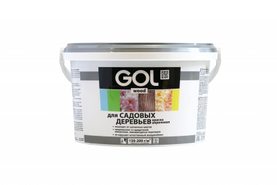 Краска акриловая для садовых деревьев GOLwood 3 кг
