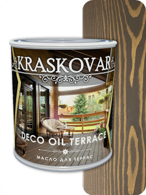 Масло для террас Kraskovar Deco Oil Terrace палисандр 0,75л