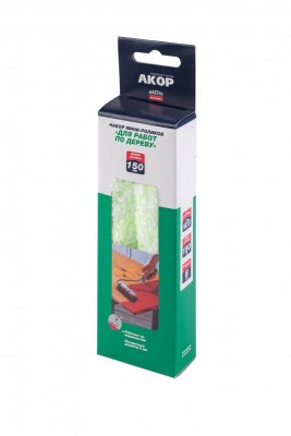 Набор мини-роликов "Для работ по Дереву" 150 мм, SELF BOX 2 шт "Акор"