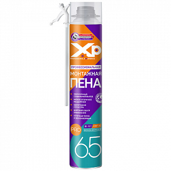 Пена монтажная профессиональная XP всесезонная 750мл, 850г