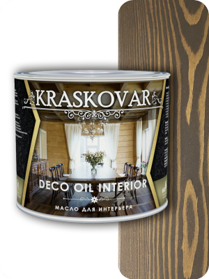 Масло для интерьера Kraskovar Deco Oil Interior палисандр 2,2л