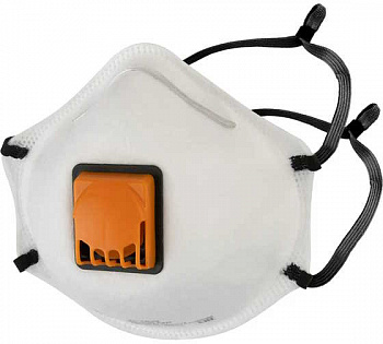 Полумаска противоаэрозольная с клапаном, JM-7622 класс защиты FFP2 R D (уп 10шт)