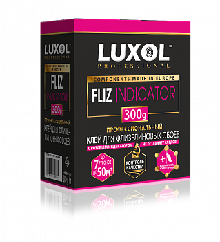 Клей обойный «LUXOL FLIZ INDICATOR» (Professional) 300 г, коробка