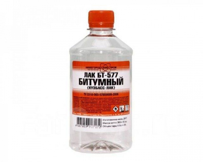 Лак битумный 577 НХП 1 л ПЭТ (ТУ)