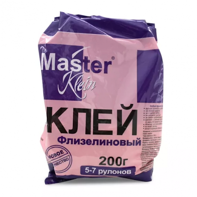 Клей обойный Master Klein флизелиновый 0,2кг пакет