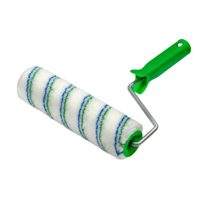 Валик 24 см в сборе полиамид (сине-зеленый) d 8 мм Мастер для работ по дереву Акор