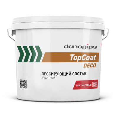 Защитно-декоративный лессирующий состав Danogips TopCoat Deco (Даногипс ТопКоат Деко) 1кг