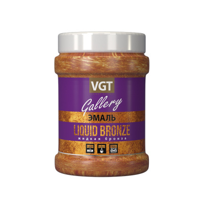 Эмаль акриловая ВД-АК-1179 VGT универсальная перламутровая жидкая бронза 0,23кг (неморозостойкая)