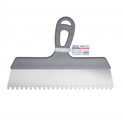 Шпатель зубчатый Эксперт 300мм, 6х6мм, нержавеющая сталь