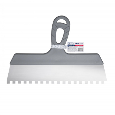 Шпатель зубчатый Эксперт 300мм, 8х8мм, нержавеющая сталь