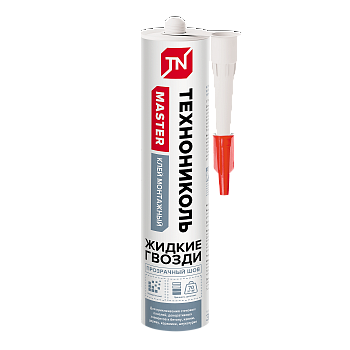 Клей акриловый ТЕХНОНИКОЛЬ MASTER универсальный Прозрачный шов 280 мл