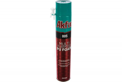 Пена бытовая Akfix 805 многоцелевая полиуретановая 850гр