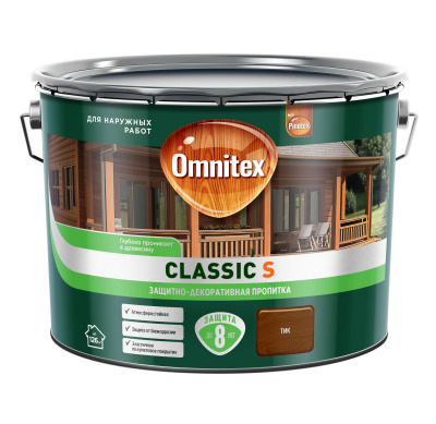 Пропитка Omnitex Classic S тик 9л