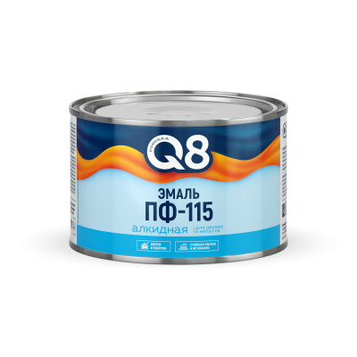 Эмаль ПФ-115 ФОРМУЛА Q8 зеленая 0,4кг