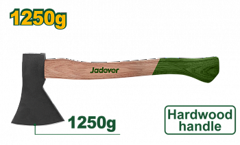 Топор 1250г с деревянной ручкой JADEVER