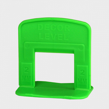 СВП Зажим Ворота 2 мм, 100 шт, пакет (для крупноформатной плитки) DЕCOR LEVEL