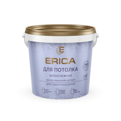 Краска для потолка Erica 1,4 кг