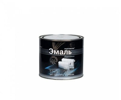 Эмаль для радиаторов акриловая термостойкая РАДУГАМАЛЕР белая 1,9кг