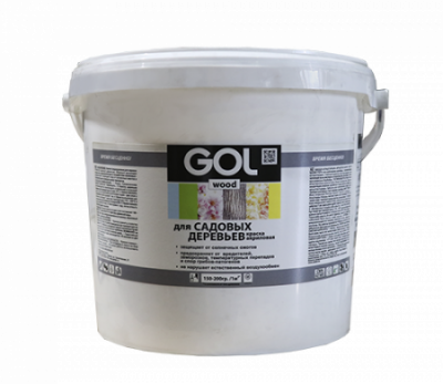 Краска акриловая для садовых деревьев GOLwood 3 кг
