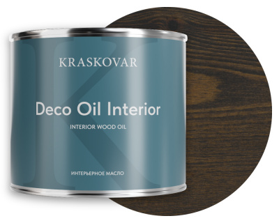 Масло для интерьера Kraskovar Deco Oil Interior эбен 2,2л
